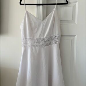 Charlotte Russe White Lace Mini Dress